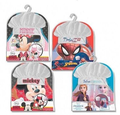 Disney Kinder Backset, Mickey, Minnie, Eiskönigin oder Spider-Man Kochset
