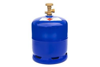 2,5 kg Propangasflasche mit Ventil - z.B. Ersatz für R 907 Camping Gaz Flasche
