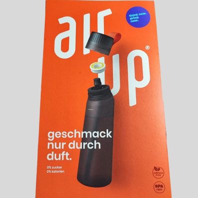 air up Starter-Set Trinkflasche 600ml + 1 Pck. 3 Pods BPA-freies Tritan Anthrazit ?
