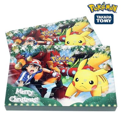 24-teiliges Weihnachts-Adventskalender-Set mit Pokémon-Charakteren