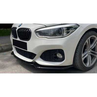 Frontlippe Lippe Schwert ABS Glanz Schwarz passend für BMW 1er F20 F21 LCI