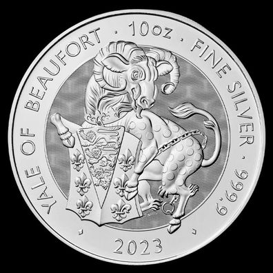 10 Unzen Silbermünze Tudor Beasts Yale 2023