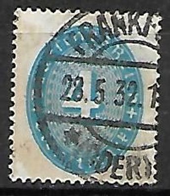 Deutsches Reich gestempelt Dienstmarke Michel-Nummer 127