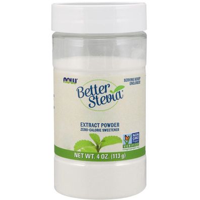 Now Foods, Better Stevia Pulver, 113g (4oz)