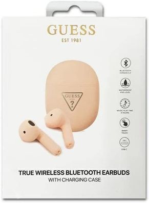Guess TWS Bluetooth Headset Kopfhörer, Dockingstation - Matt Rosa