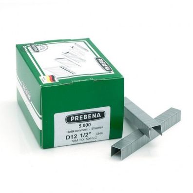 Prebena Klammern D 12mm verzinkt Polsterklammer 1GP-D16 Tjep PG-50 BeA 95 5M KL-10