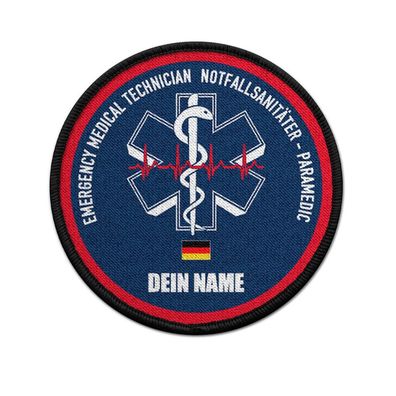 Patch personalisiert Emergency Medical Technician Germany German DEU #42951