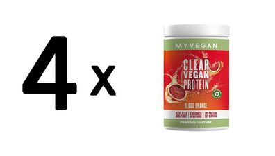 4 x Myprotein Clear Vegan Protein (320g) Apple and Elderflower