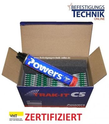 Betonnägel 3,7x40mm HD für gleitender Deckenanschluss Powers C5 Würth Diga CS-2 VHT z