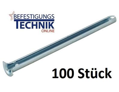 100 Expressnägel 8,0x70mm Blitzdübel Blitzanker Blitznagel Schlagdübel