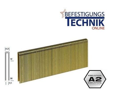 Heftklammern 12mm Paslode N18 Prebena EF Tjep PA-18 rostfrei KL-14 4,75M
