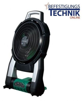 HiKOKI 14,4/18V Akku Ventilator Gebläse UF18DSAL Basic Windmaschine Boden / Tisch Ven