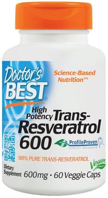 Trans-Resveratrol 600 - 60 vcaps