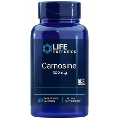 Life Extension, Carnosine, 500 mg, 60 Veg. Kapseln