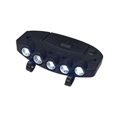 LED Caplight Kappenlicht Stirnlampe 5 LEDs