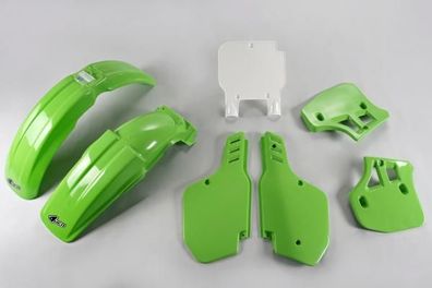 Verkleidungssatz Plastiksatz plastic kit passt an Kawasaki Kx 250 500 1989 grün
