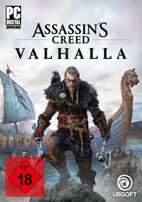 Assassins Creed Valhalla (PC, 2022, Nur Ubisoft Connect Key Download Code) Keine DVD