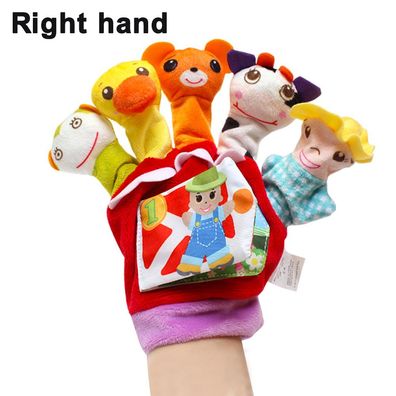 Fingerpuppen für Kinder, Spielzeug für kleine Hände, bunte Finger