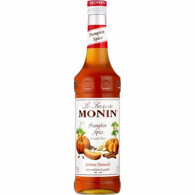 Monin Sirup Pumpkin Spice 700ml Flasche 6er Pack (6x0,70 L)