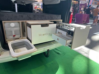 MoonBox Campingbox Schlafsystem Camping Van/ Bus Typ 115 Modify Weiß