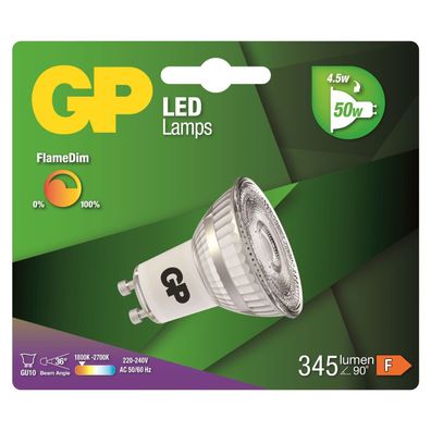 GP LED Reflektor Strahler GU10 5W 50W Dimmbar Warmweiß Lampe Birne Leuchtmittel