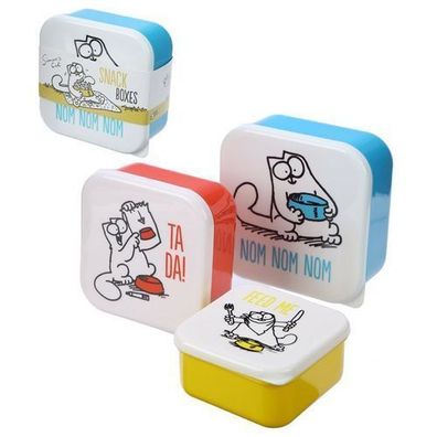 Simon's Cat Katze 3-er Set Lunchboxen