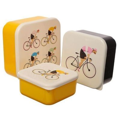 Cycle Works Fahrrad Lunchboxen Brotdosen 3er Set M/ L/ XL