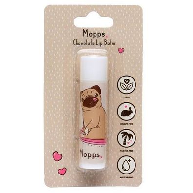 Mopps der Mopshund Lippenpflegestift - Schokolade (pro Stück)