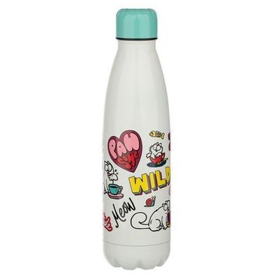 Simon's Cat Pawsome Katze Thermo Trinkflasche 500ml