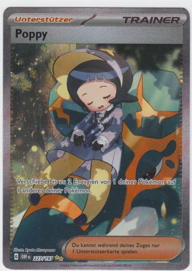 Pokemon - Poppy 227/197 OBF DE - Fullart - NM Deutsch