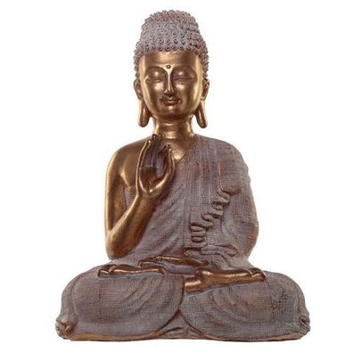 Goldener und weisser Thai Buddha - Spirituell