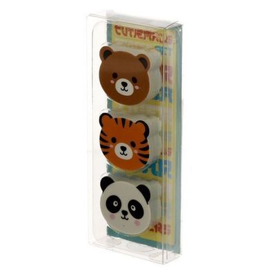 Adoramals Radiergummis 3er Set (pro Stück)
