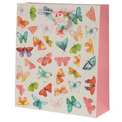 Butterfly House Schmetterling Geschenktasche - Extragroß (pro Stück)