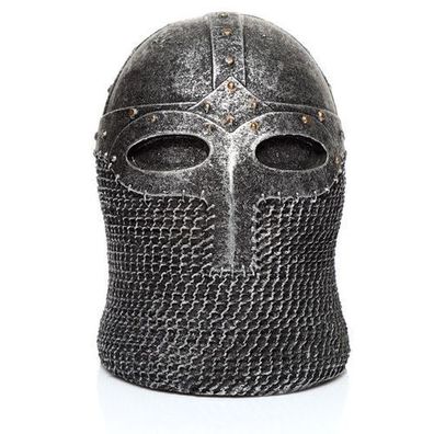 Mittelalterlicher Ritter Kettenhemd Helm Figur (pro Stück)