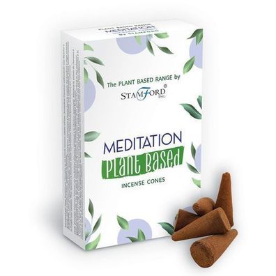 46243 Stamford pflanzliche Räucherkegel - Meditation (pro Verpackung)