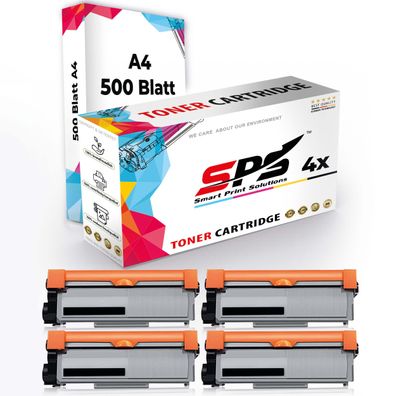 Druckerpapier A4 + 4x Multipack Set Kompatibel für Brother MFC-L 2720 (TN-2320) ...