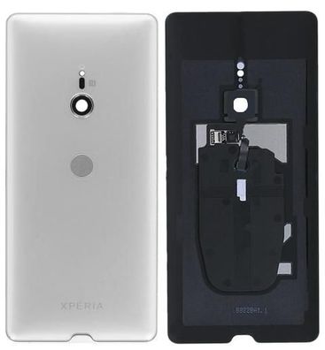 Original Sony Xperia XZ3 H8416 Backcover Akkudeckel Weiß Silber Sehr Gut