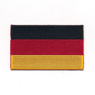 80 x 50 mm Deutschland Flagge Berlin Germany Patch Aufnäher Aufbügler 0674 X