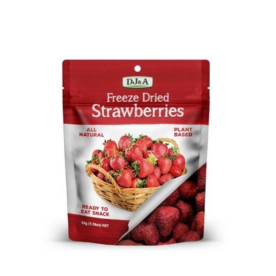 DJ&A Freeze Dried Strawberries 50 g