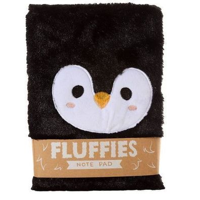 Adoramals Pinguin Fluffies Plüsch Notizbuch