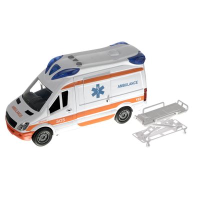 Rettungswagen Krankenwagen Ambulanzwagen Spielzeugauto Licht & Sound 22731