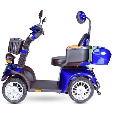 NEU! Elektromobil Seniorenmobil E-Roller ECO ENGEL 540 Blau, 25 km/ h 1000 Watt Motor