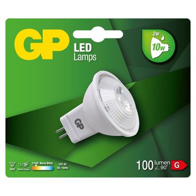 GP LED Reflektor MR11 Strahler GU4 2W 10W Warmweiß Lampe Glüh-Birne Leuchtmittel