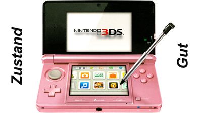 Nintendo 3DS Handheld Coral Pink Zustand Gut