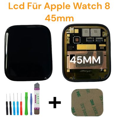 LCD Display Einheit Für Apple Watch Series 8 45mm Touch Screen Panel Digitizer