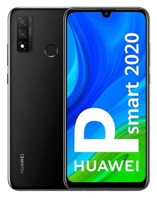 Huawei P smart 2020 POT-LX1A Schwarz 4GB/128GB 15,2cm (6,21Zoll) NFC Android Smart...