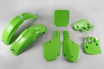 Verkleidungssatz Plastiksatz plastic kit passt an Kawasaki Kx 250 500 1988 grün