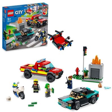 Löscheinsatz- und Polizei-Set | LEGO® City Adventures TV-Serie 60319