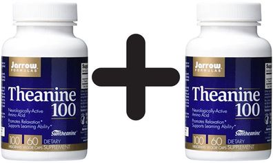 2 x Theanine, 100mg - 60 vcaps