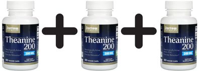 3 x Theanine, 200mg - 60 vcaps